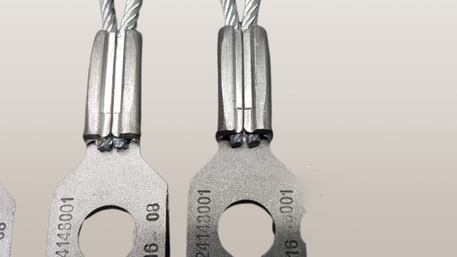 stålreps-fuseringmaskin, wire-kon-huvud-fusemaskin