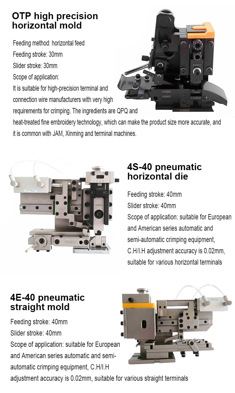 45-40 pneumatisk horisontell stans, terminalkrimpform, terminalkrimpform, terminalkrimpapplikator