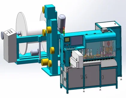Helautomatisk amerikansk strömkabeltillverkningsmaskin, EU-kontakt, kabeltillverkningsmaskin, strömkabelskärning och avskärning