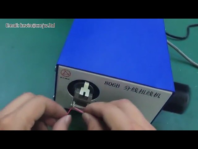 High speed Shielded wires and braided wires split and twisting strands machine wire harness spliting