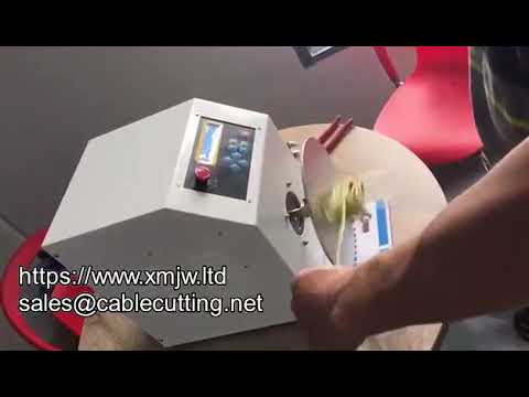 WPM 1070 Customer Automatic Small Cable Coil Binding Tie Wire Winding Machine