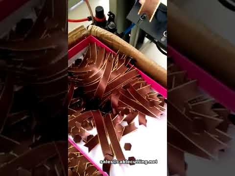 Ultrasonic ribbon cutting machine, for Dovetail shape angle cutting