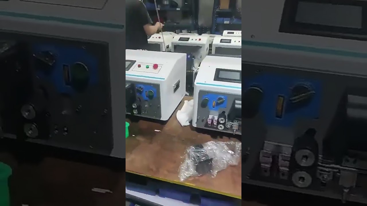 Full Automatic High Speed Wire Stripping Machine   10mm² Round Sheath Cable Inner & Outer Layer Peel