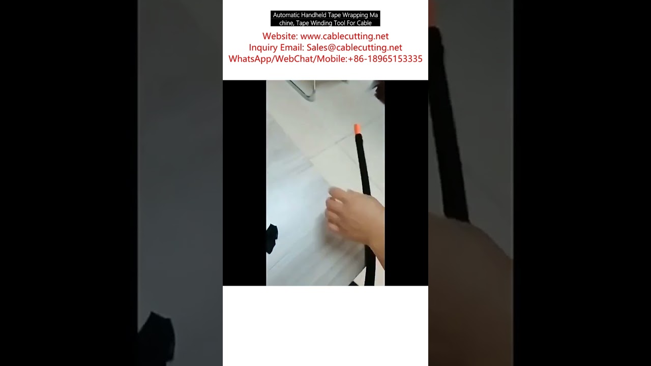 Automatic Handheld Tape Wrapping Machine, Tape Winding Tool For Cable