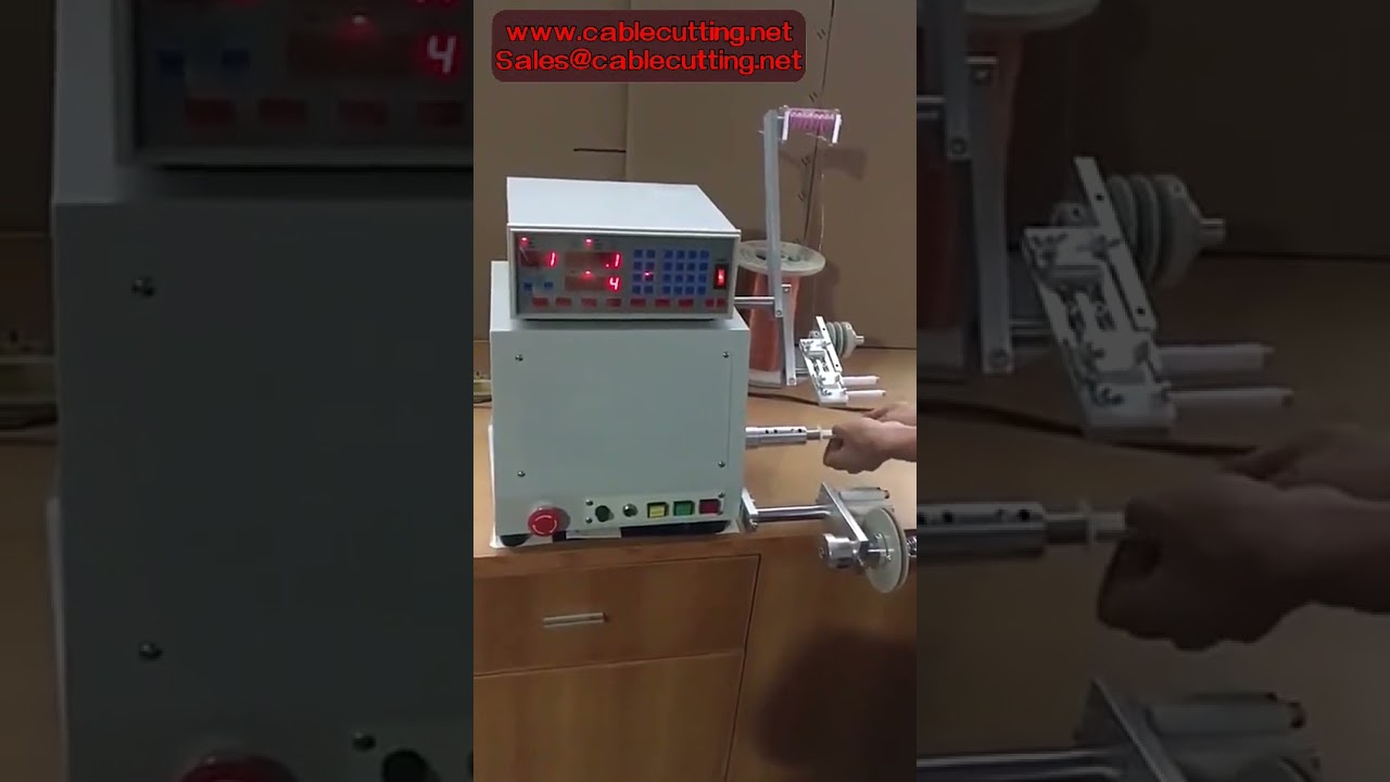 CNC 810  820 Computer C Electric Automatic Coil Winder Winding Machine 750W 400W for 0 03 1 2mm 0 1