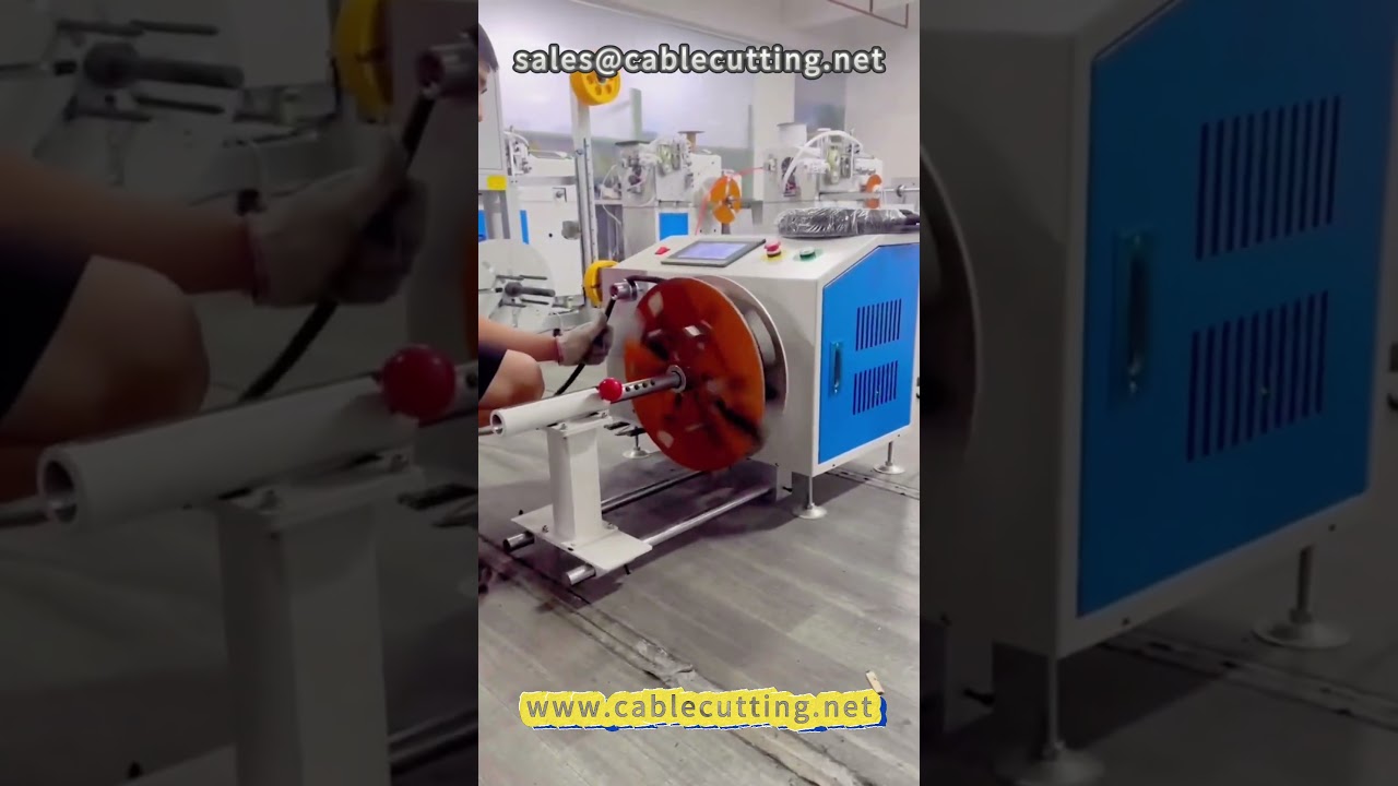 High temperature oil pipe alignment winding machine #oil pipe #hydraulic oil pipe #wire and cable #w