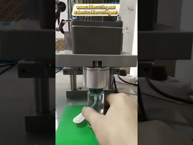 DDX 450 vial glass bottle jar can capping machine plastic bottle sealing machine